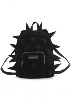 Velvet Spiked Mini Backpack