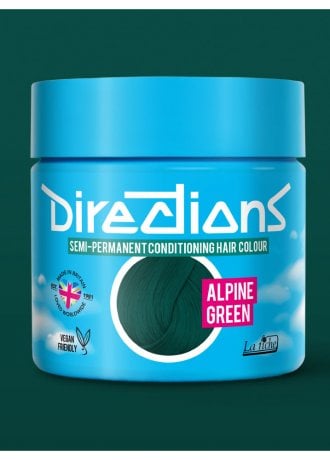 Directions Hair Colour Alpine Green Semi-Permanent Hair Dye