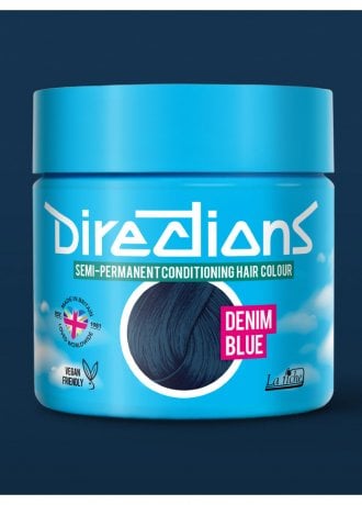 Directions Hair Colour Denim Blue Semi-Permanent Hair Dye