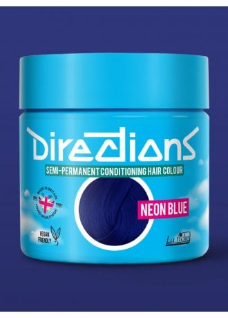 Directions Hair Colour Neon Blue Semi-Permanent Hair Dye