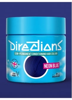 Neon Blue Semi-Permanent Hair Dye