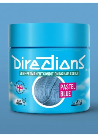 Directions Hair Colour Pastel Blue Semi-Permanent Hair Dye