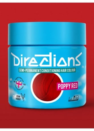 Directions Hair Colour Poppy Red Semi-Permanent Hair Dye
