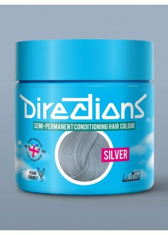Directions Hair Colour Silver Semi-Permanent Hair Dye