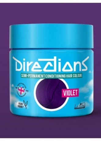 Directions Hair Colour Violet Semi-Permanent Hair Dye