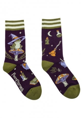 FootClothes Archtoad of Hatville Crew Socks