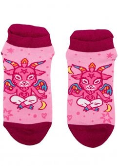 Cute Baphomet Ankle Socks