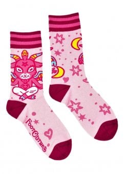 Cute Baphomet Crew Socks