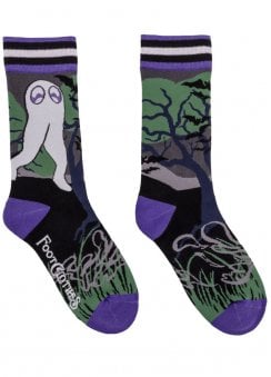 Cute Cryptids Nightcrawler Crew Socks