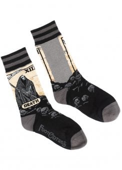 Death Tarot Card Crew Socks