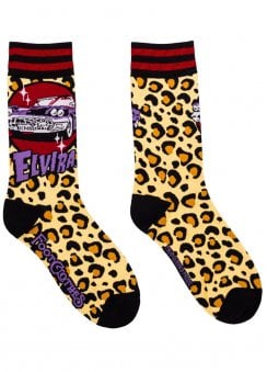 Elvira Macabre Mobile Crew Socks