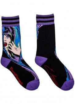 Elvira Unpleasant Dreamz Crew Socks