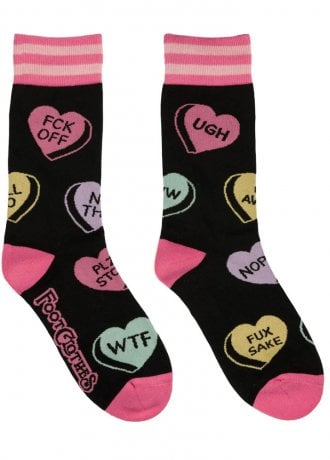 FootClothes Heartbreaker Crew Socks