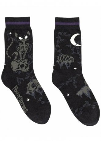 FootClothes Meowmento Crew Socks