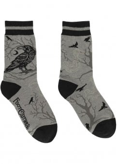 Midnight Crow Crew Socks