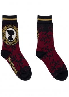 Mourning Brooch Crew Socks