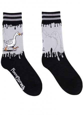 FootClothes Not-So-Silly-Goose Crew Socks