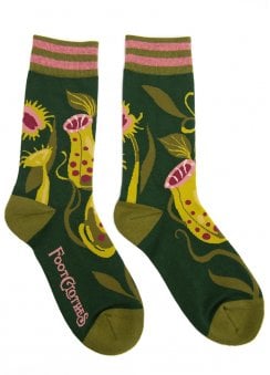 Pitcher Plant Crew Socks