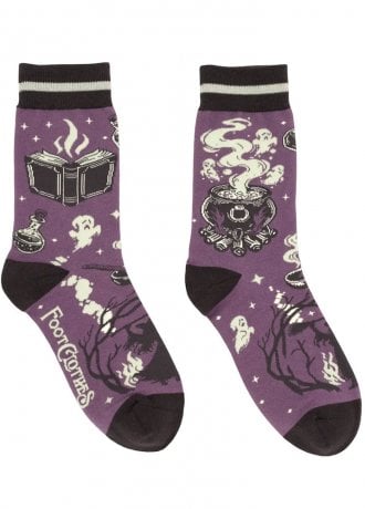 FootClothes The Witching Hour Crew Socks