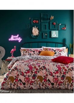 Inked Reversible Duvet Cover Set