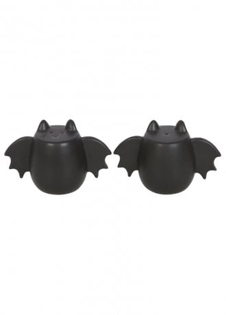 Gothic Homeware Bat Wing Salt & Pepper Shakers