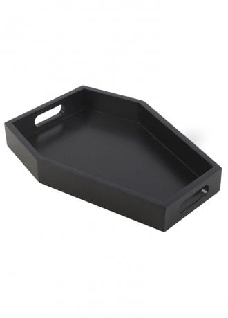 Gothic Homeware Black Coffin Trinket Tray