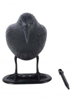 Black Crow Decoration With Ground Spike