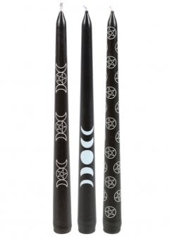 Black Magic Mystical Taper Candles