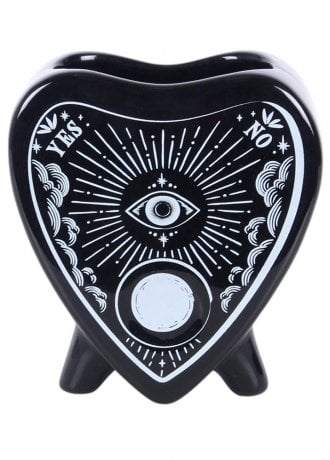 Gothic Homeware Black Planchette Flower Vase