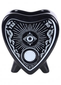 Black Planchette Flower Vase
