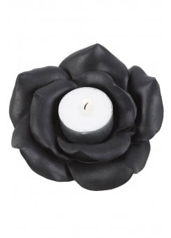 Black Rose Tealight Holder