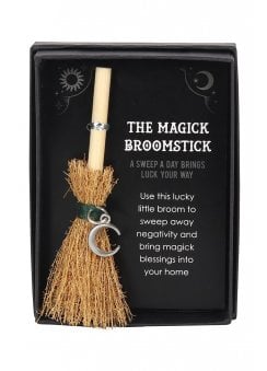 Crescent Moon Mini Magick Broomstick