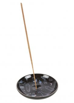 Crystal Witch Ceramic Incense Plate