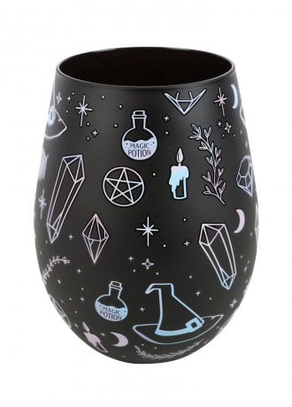 Gothic Homeware Crystal Witch Stemless Glass