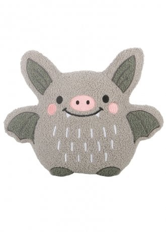 Gothic Homeware Cute Bat Boucle Cushion