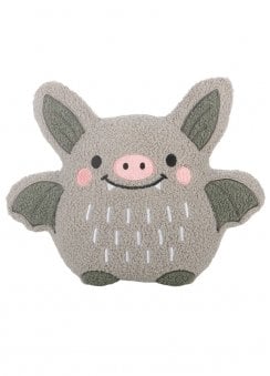Cute Bat Boucle Cushion