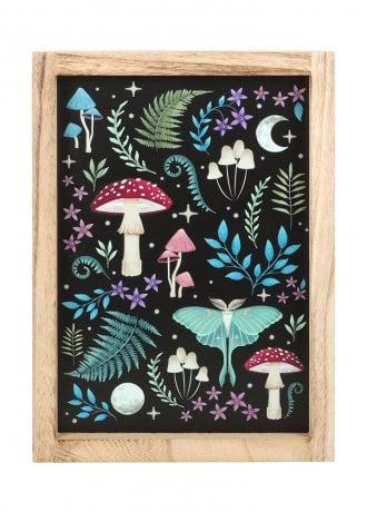 Gothic Homeware Dark Forest Framed Wall Art Print
