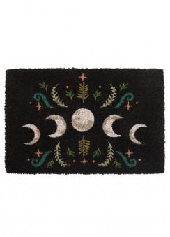 Dark Forest Moon Phases Doormat