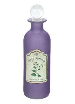 Deadly Nightshade Decorative Glass Potion Bottle