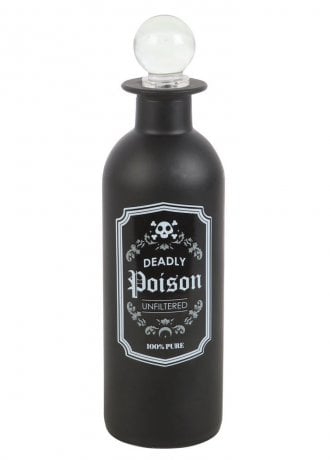 Gothic Homeware Deadly Poison Decorative Glass Potion Bottle