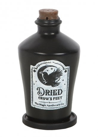 Gothic Homeware Dried Crows Feet Incense Cone Holder