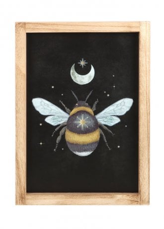 Gothic Homeware Forest Bee Framed Wall Art Print
