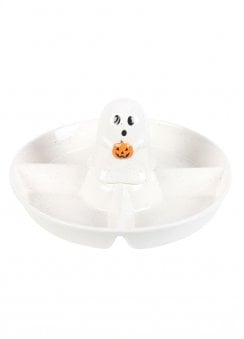 Ghost Shaped Chip & Dip Dish