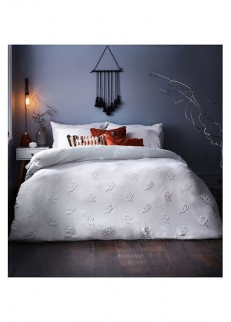 Gothic Homeware Ghost Tufted Cotton Duvet Set