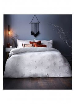 Ghost Tufted Cotton Duvet Set