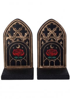 Gothic Rose Cathedral Arch Bookends