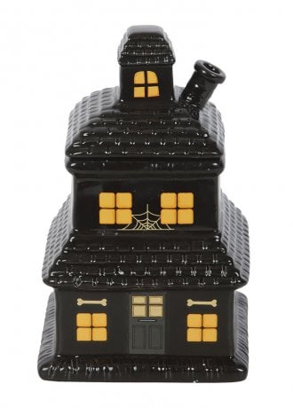 Gothic Homeware Haunted House Ceramic Oil Burner & Wax Burner