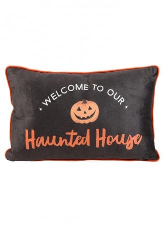 Gothic Homeware Haunted House Rectangular Cushion