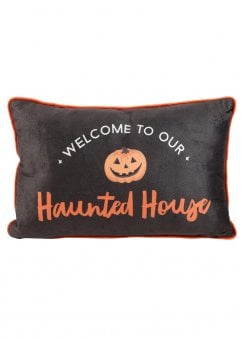 Haunted House Rectangular Cushion