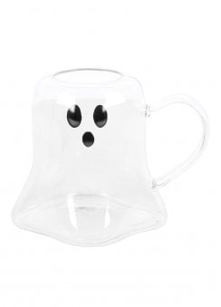 Large Ghost Shaped Glass Mug